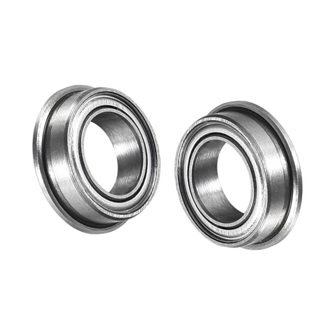 MF106ZZ Flange Bearing Double Metal Double Shielded Bearings 10Pcs