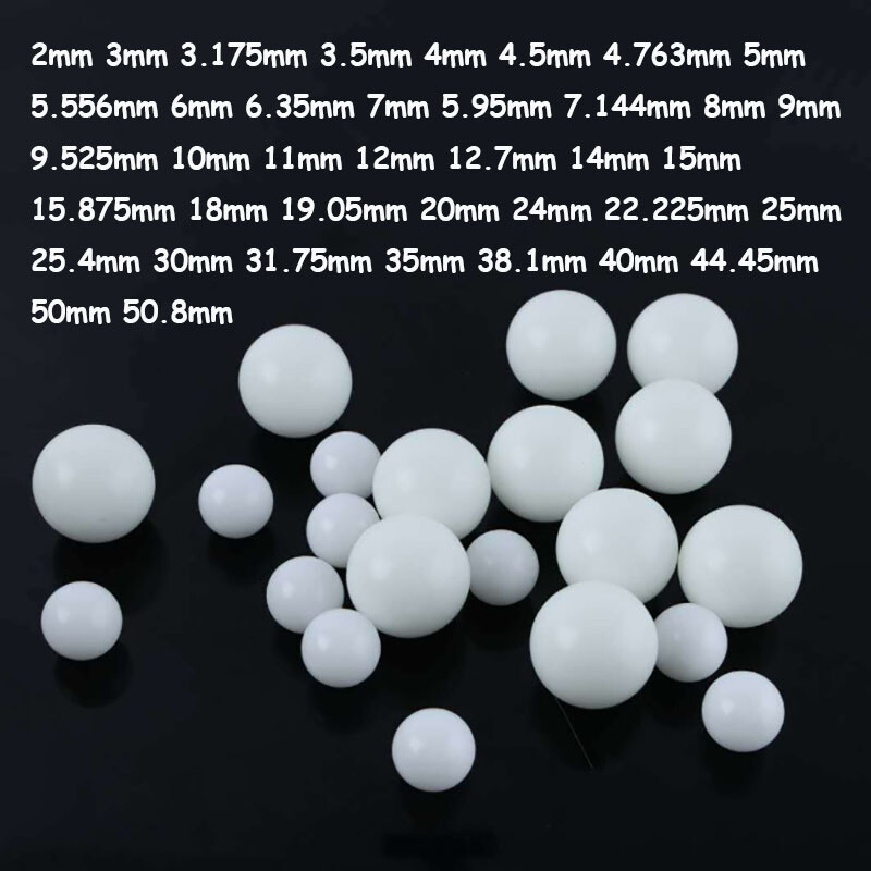 2mm-50.8mm Precision Solid Plastic Balls Polyoxymethylene POM Ball Plastic Ball