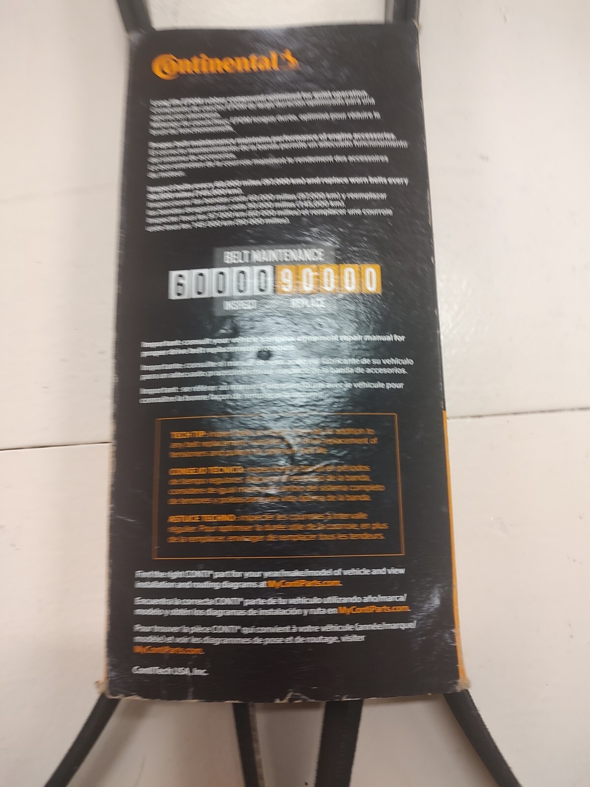 NEW! 4060840 OE Technology Series MULTI-V BELT – CONTINENTAL – 6PK2125
