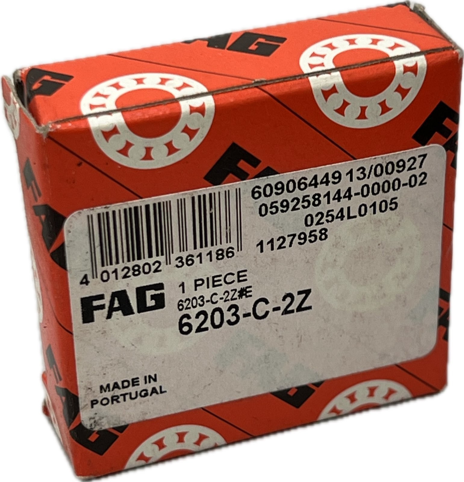 FAG 6203-C-2Z Deep Groove Ball Bearing