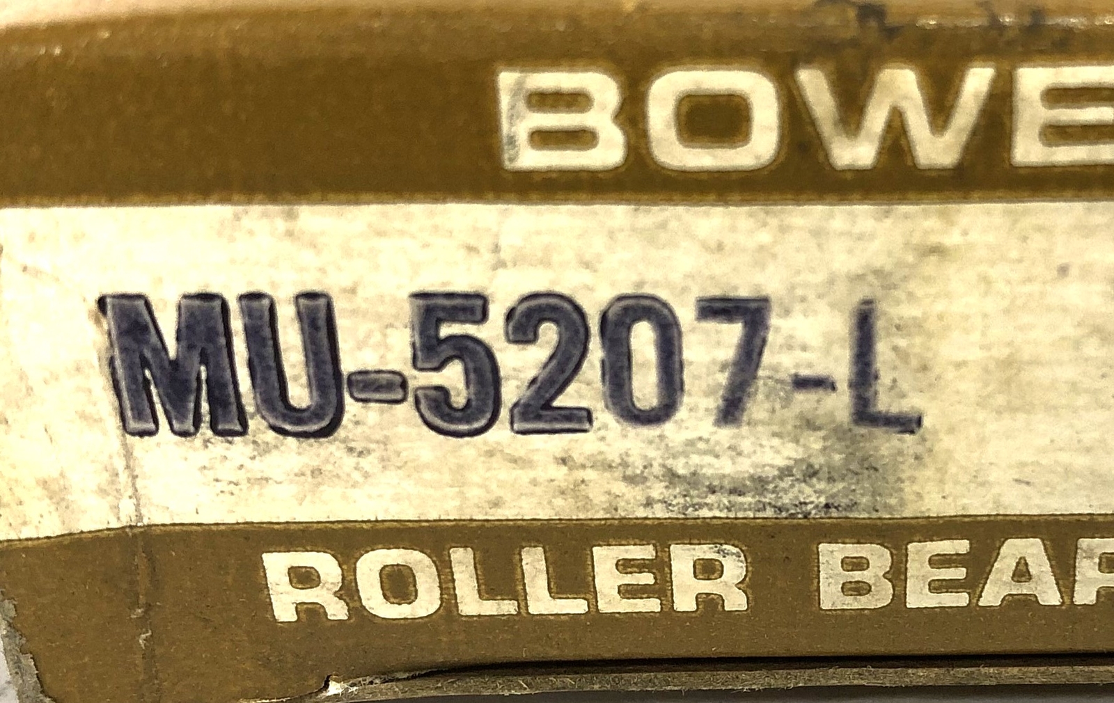 Bower Cylindrical Roller Bearing MU-5207-L NOS