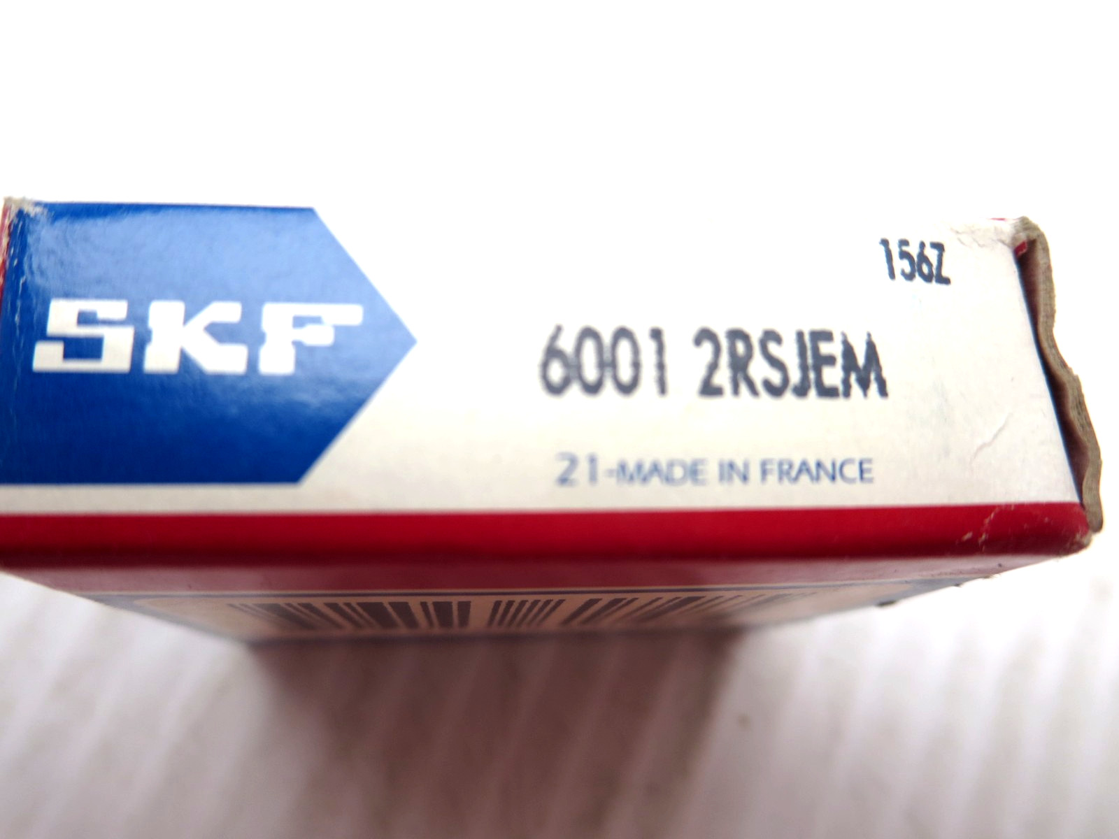 SKF 6001 2RSJEM Ball Bearing Deep Groove 28/12/8mm 1 Lot = 6Each NEW (NIB).
