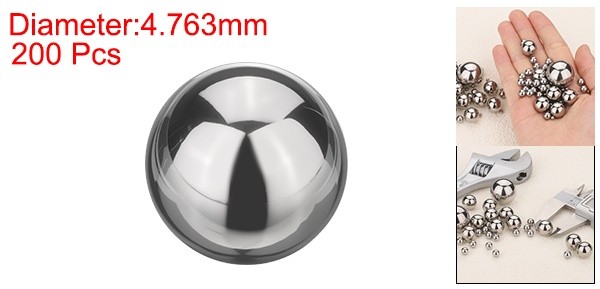 200 Pcs Mirror Polished 3/16″ Bearing Balls 440C Stainless Steel G10 Precision