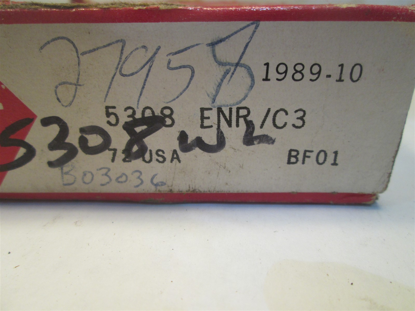 SKF Double Row Ball Bearing 5308ENR C3 also marked 5308MG USA