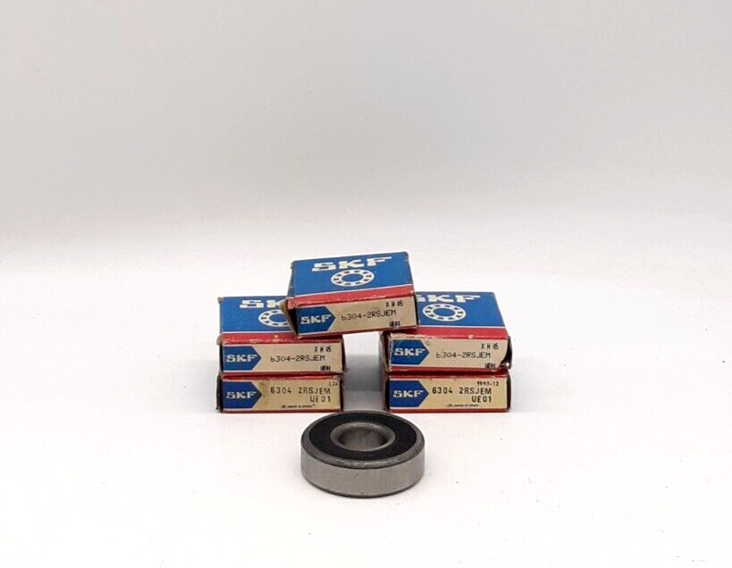 SKF 6304-2RSJEM Bearing – Lot of 5