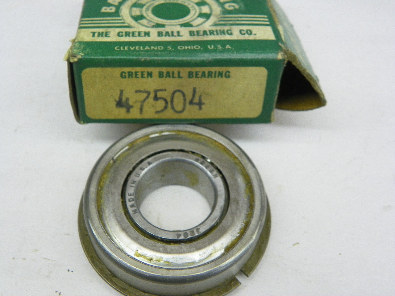 Green Ball Bearing 47504 Ball Bearing NOS – Vintage High Quality Made in USA