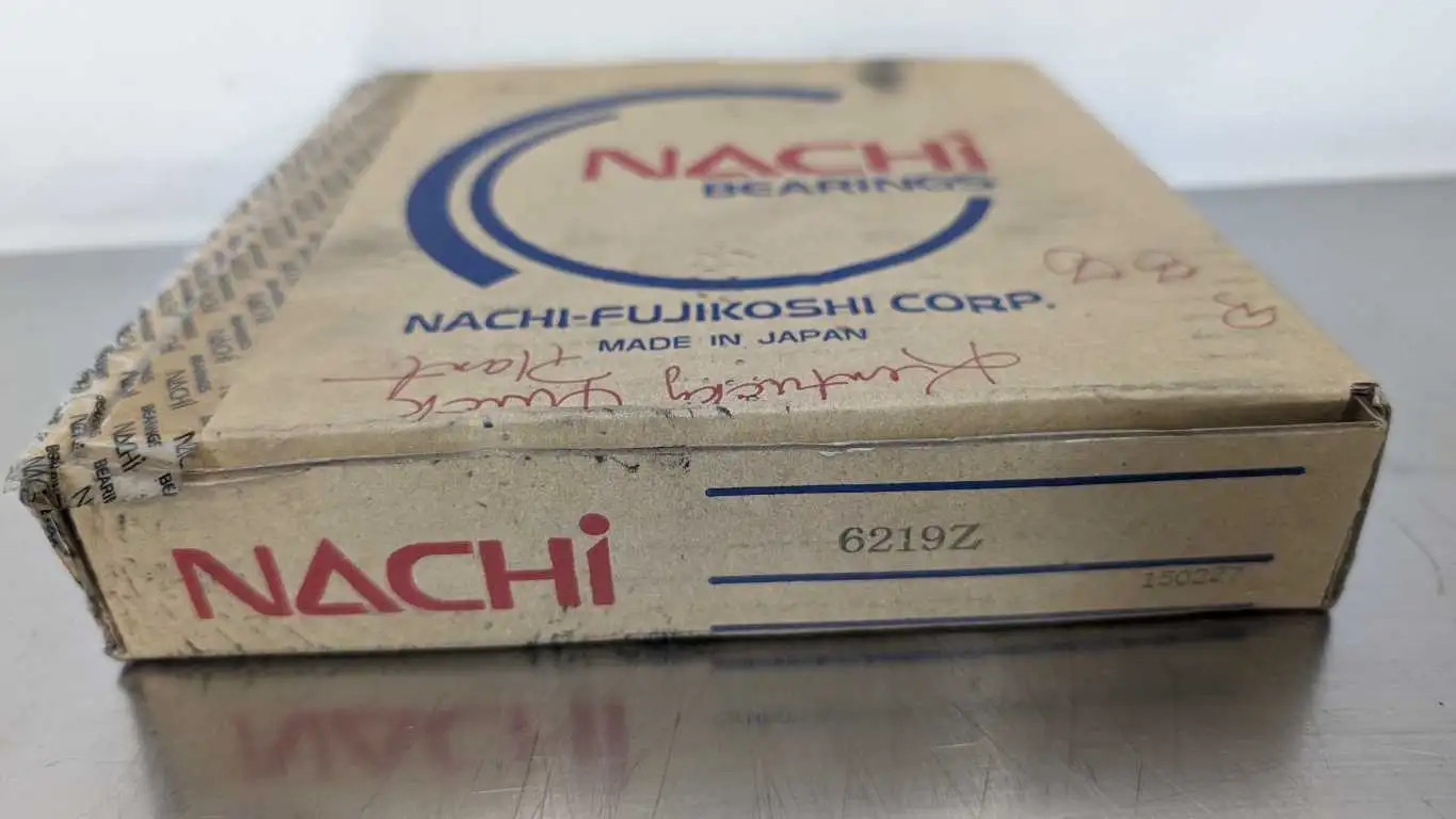 Nachi 6219Z Deep Groove Ball Bearing 95mm ID 170mm OD 32mm Wide