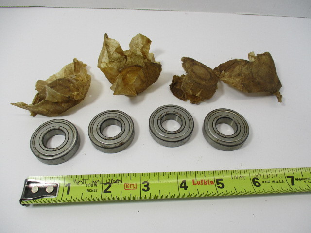 (4) NDH # R10 Ball Bearing 1-3/8″ OD x 5/8″ ID x 11/32″ Thick Made in USA LNOS