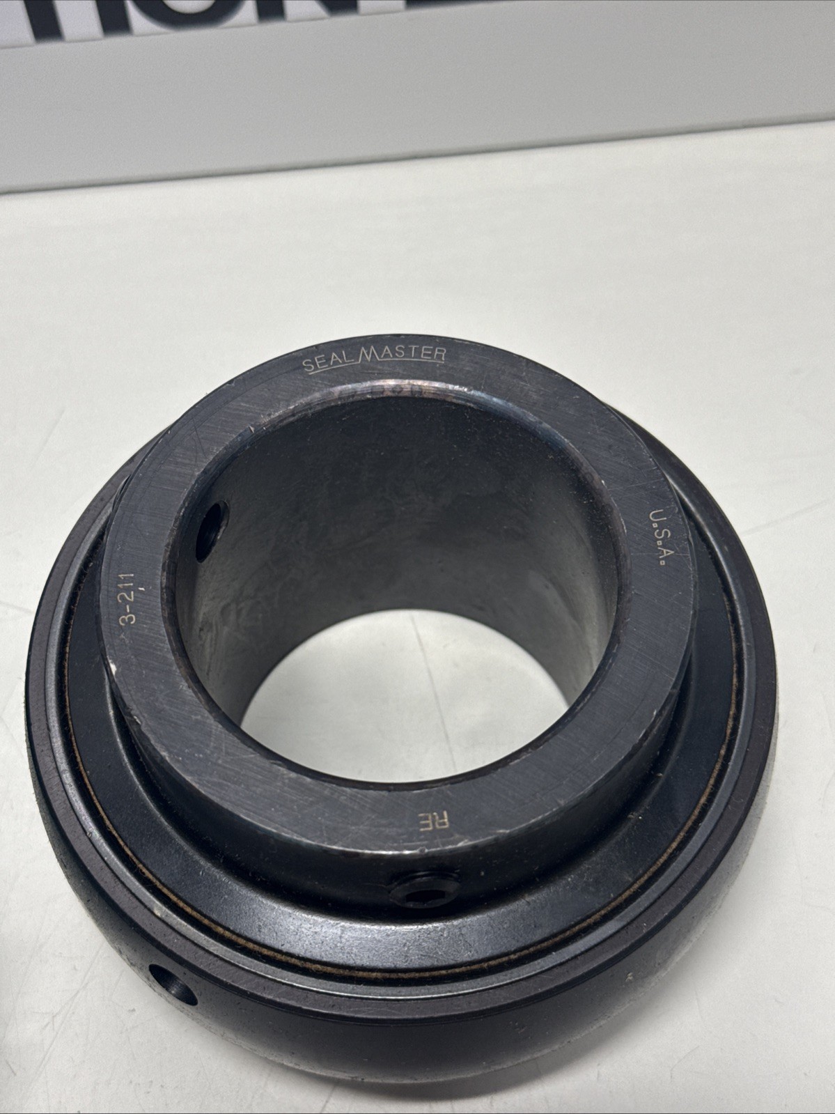 One (1) SealMaster 3-211 Ball Insert Bearing Bore Diameter 2 11/16″ USA NEW