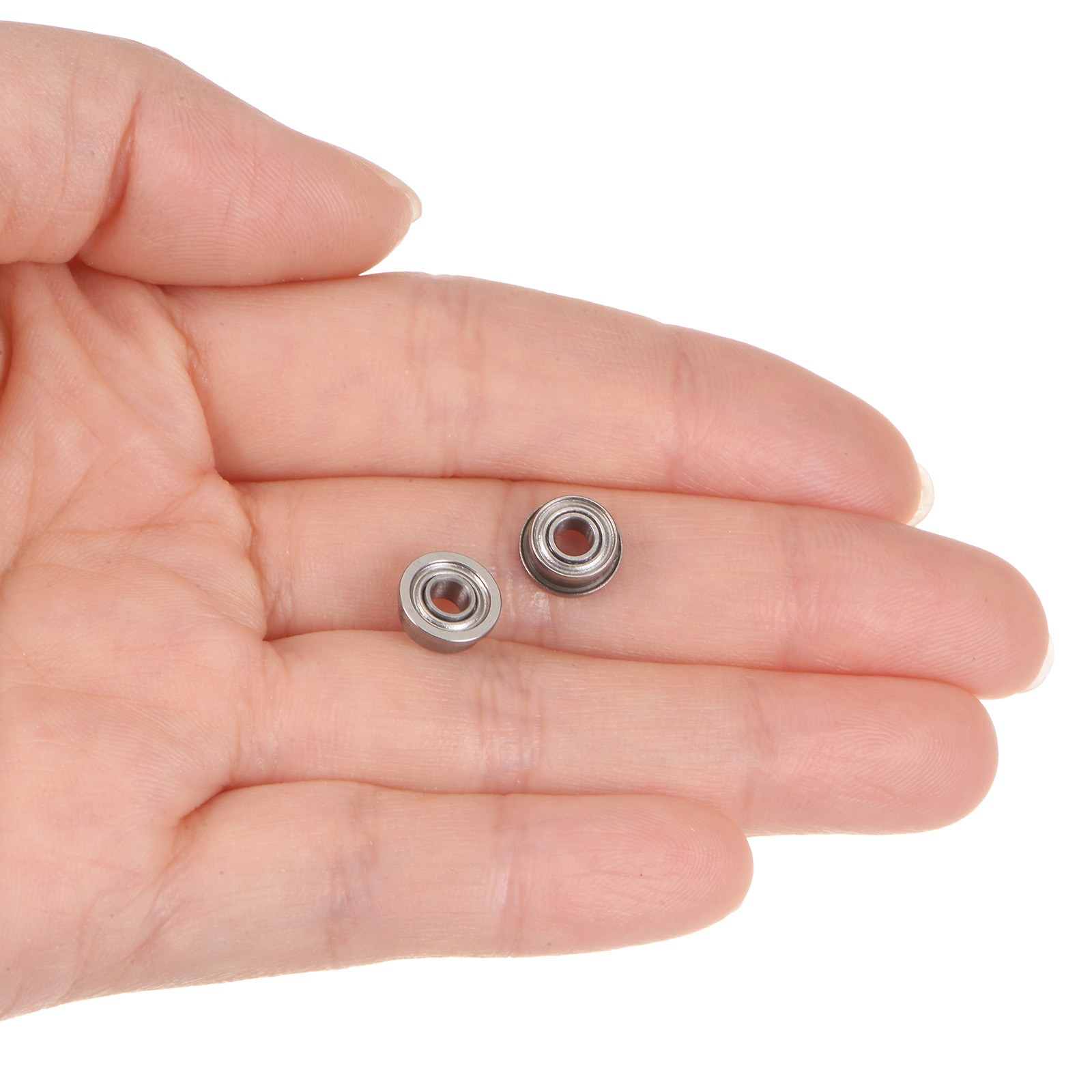 20pcs F683ZZ Flanged Ball Bearing Double Shielded Chrome Steel Flange Bearings