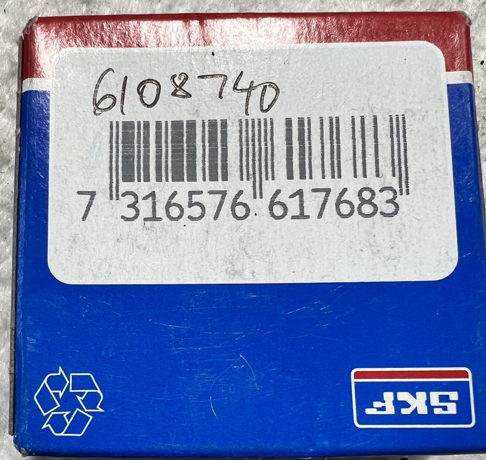 SKF 6004 2ZJEM Deep Groove Ball Bearing Lot Of 12