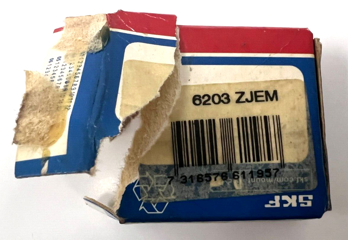 SKF 6203 ZJEM RADIAL/DEEP GROVE BALL BEARING