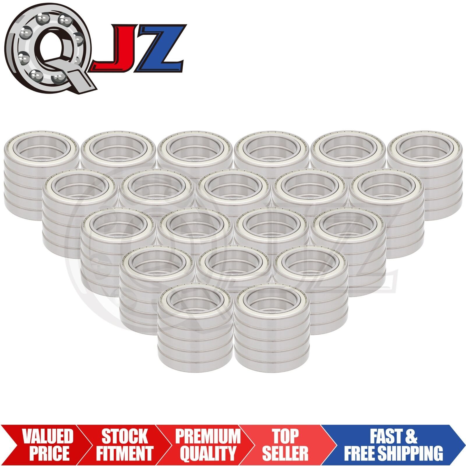[Qty.100] 6022-ZZ Radial/Deep Groove Ball Bearing [110mm ID x 170mm OD x 28mm W]