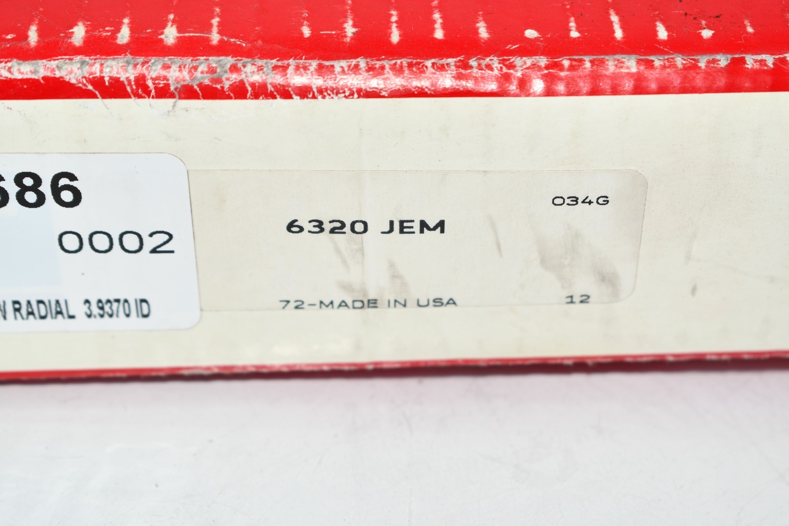 NEW SKF 6320 JEM Radial/Deep Groove Ball Bearing – Round Bore, 100 mm ID, 215 mm