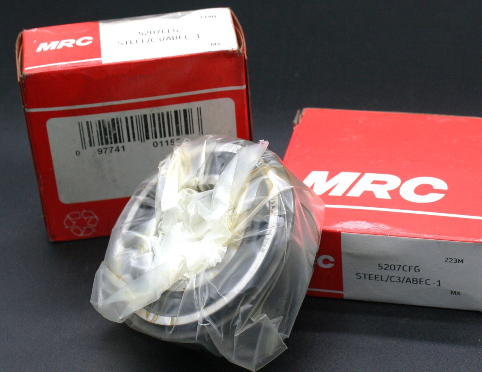 One (1) MRC 5207 CFG Angular Contact Bearings ONE SHIELD ONLY 35MM ID USA NEW