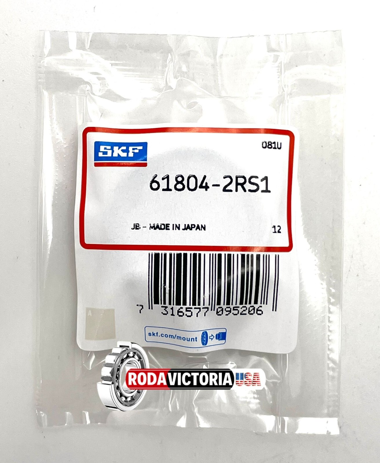 SKF 61804-2RS1 Deep Groove Ball Bearings 20x32x7 mm 6804-2RS 6804RS
