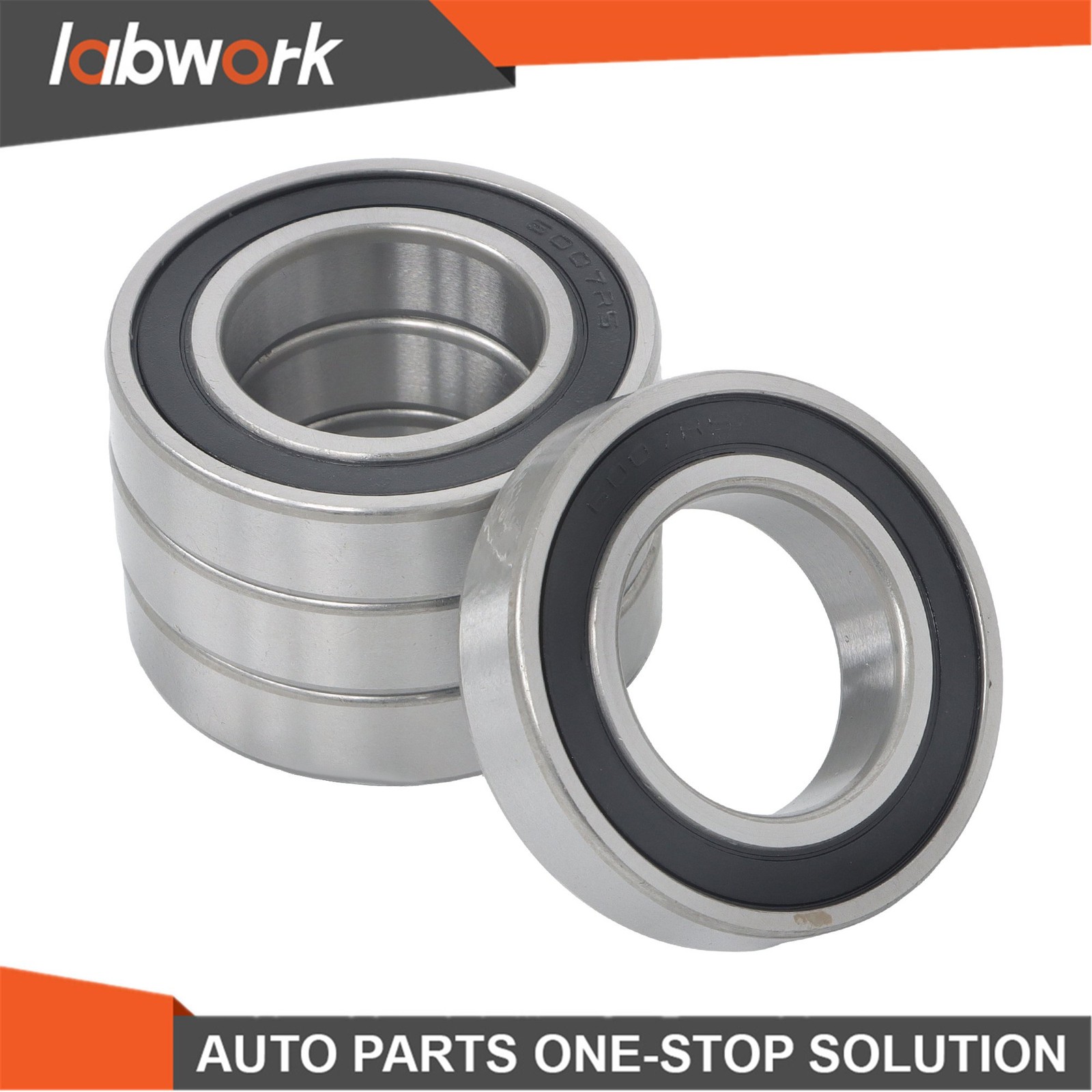 Labwork 6007-2RS Deep Groove Bearings 10Pack 35x62x14mm Rubber Sealed Set