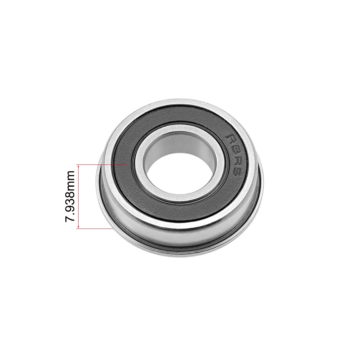 1/2″ x 1-1/8″ x 5/16″ FR8-2RS Flange Ball Bearing Shielded Chrome 4pcs