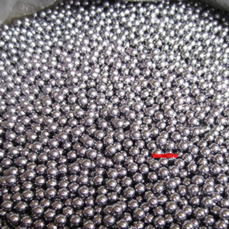 1kg Round Polished Steel Ball Diameter 6.35mm-12mm Smooth Iron Balls Metal Beads