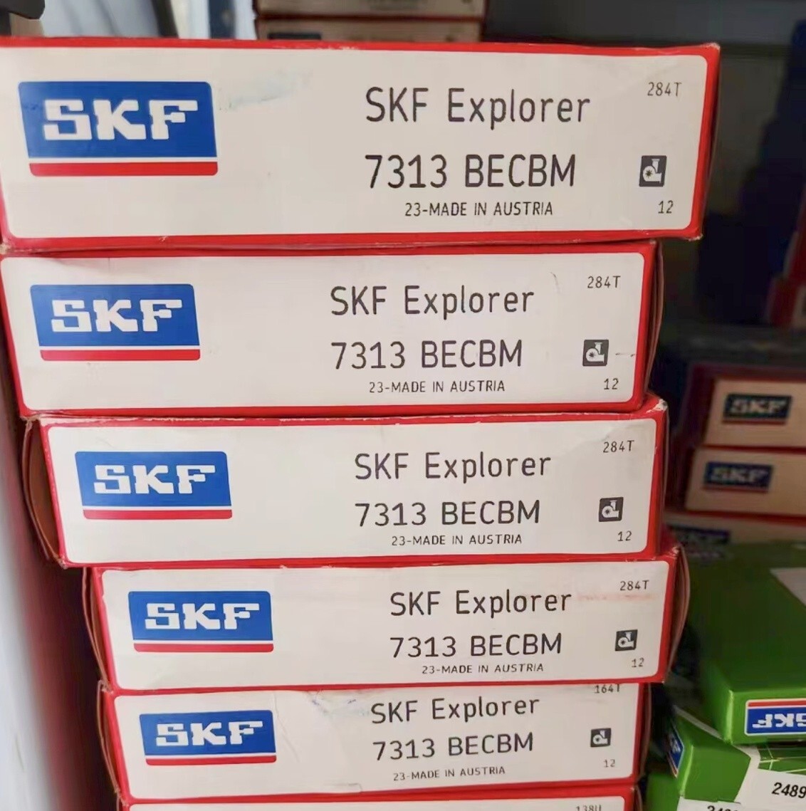 NEW SKF 7313 BECBM angular contact ball bearing 65x140x33mm 1PCS #DW