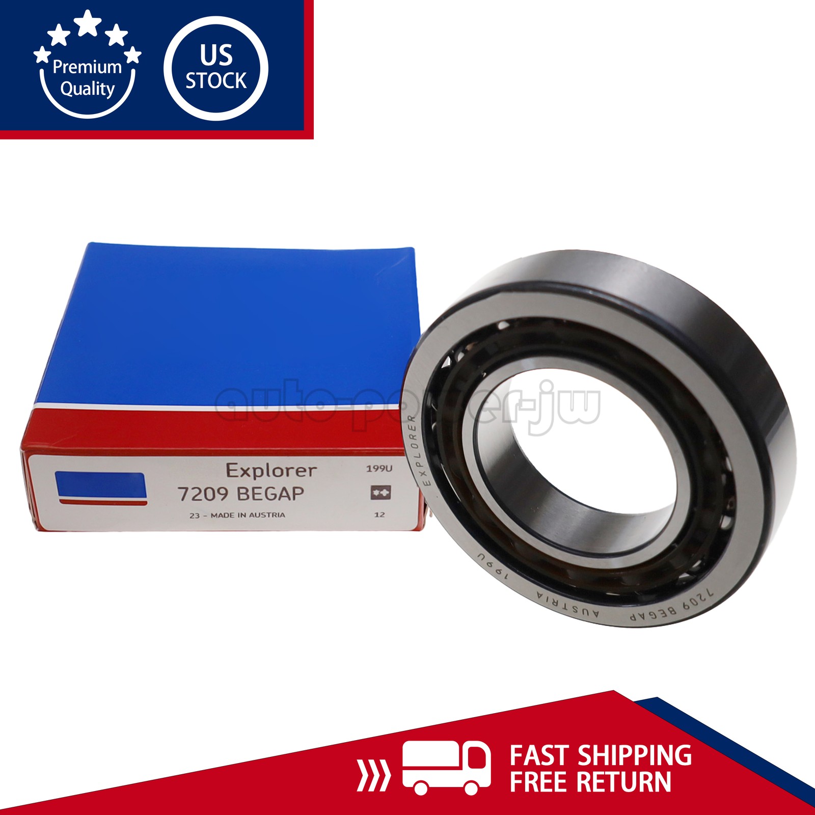 NEW Fits For SKF 7209 BEGAP Angular Contact Ball Bearing 45x85x19 mm US