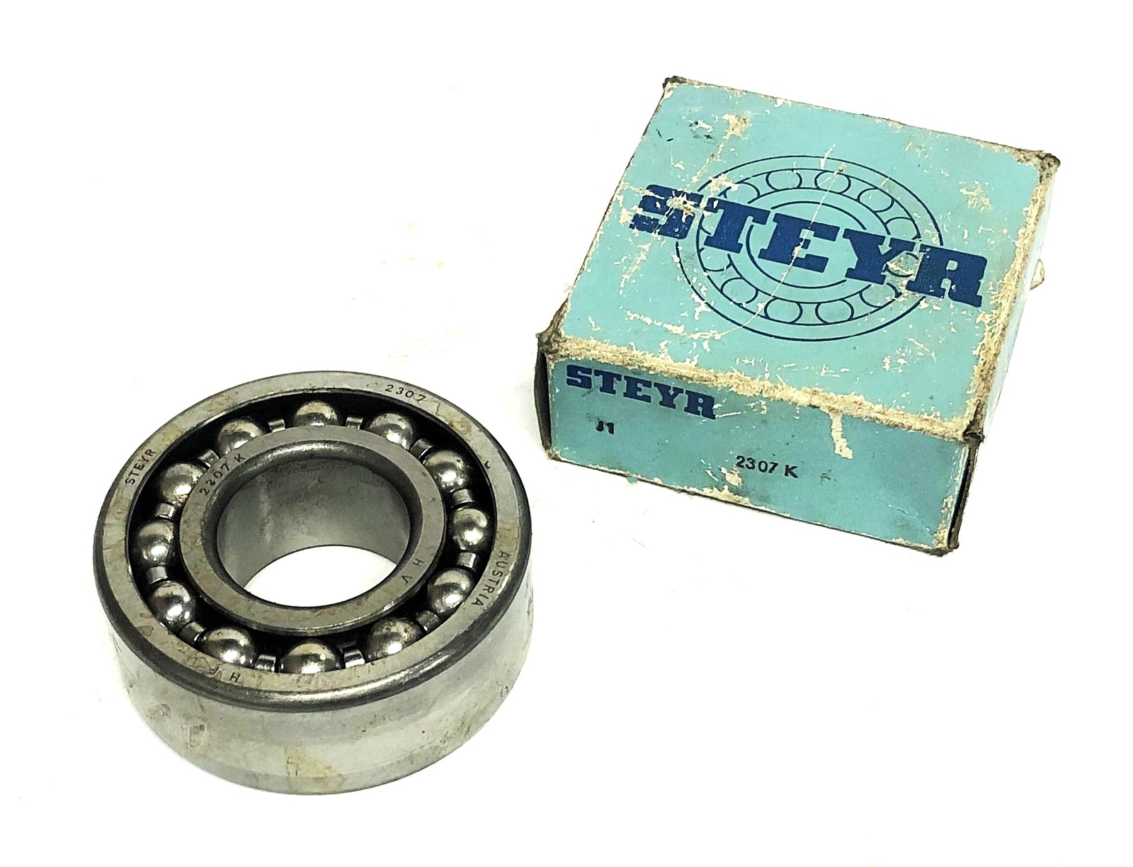 Steyr Double Row Self Aligning Ball Bearing 2307-K (2307) NOS