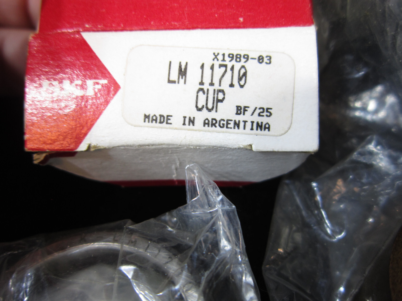 SKF x1989-03 LM 11710 CUP BF/25 + (2) BS 16516 Parts ~ New Old Stock