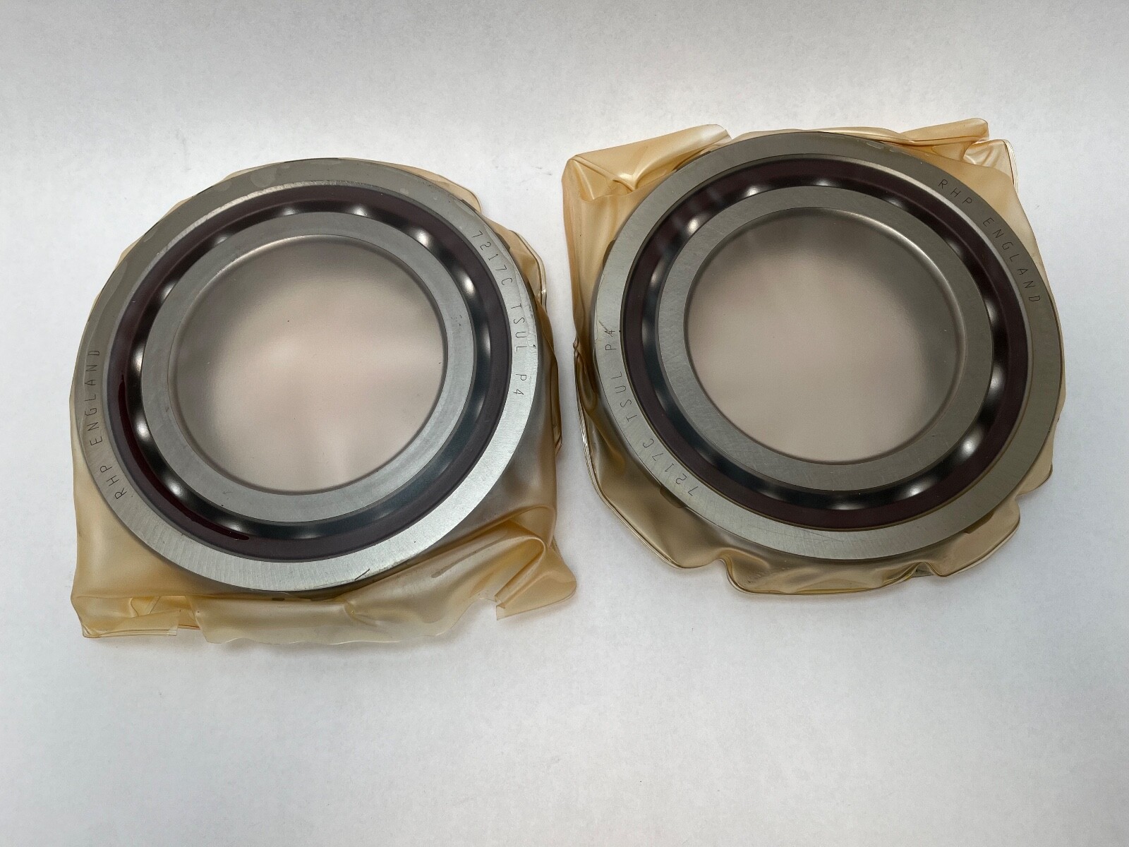 RHP 7217CTDULP4 Bearing 85x150x28 mm 7217-C-T-DUL-P4 England 2 Pcs