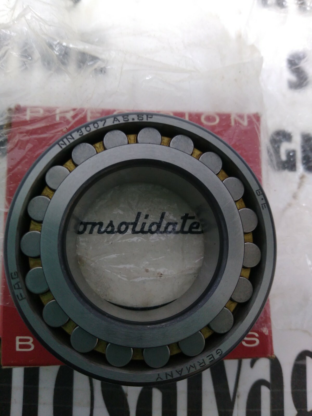 Fag Consolidated,NN 3007 AS-SP,Spherical Roller Bearing NOS