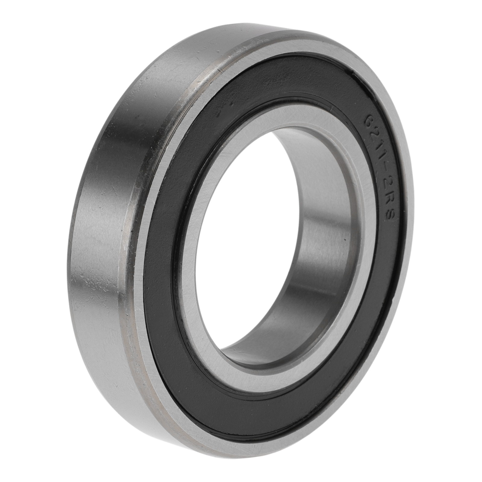 6211DDU Deep Throat Bearings 55x100x21mm 1pc Silver Tone