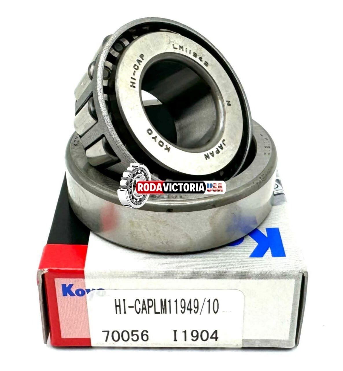 KOYO Japan HI-CAPLM 11949 / 10 Tapered Roller Bearing Cup and Cone 19.050×45.237