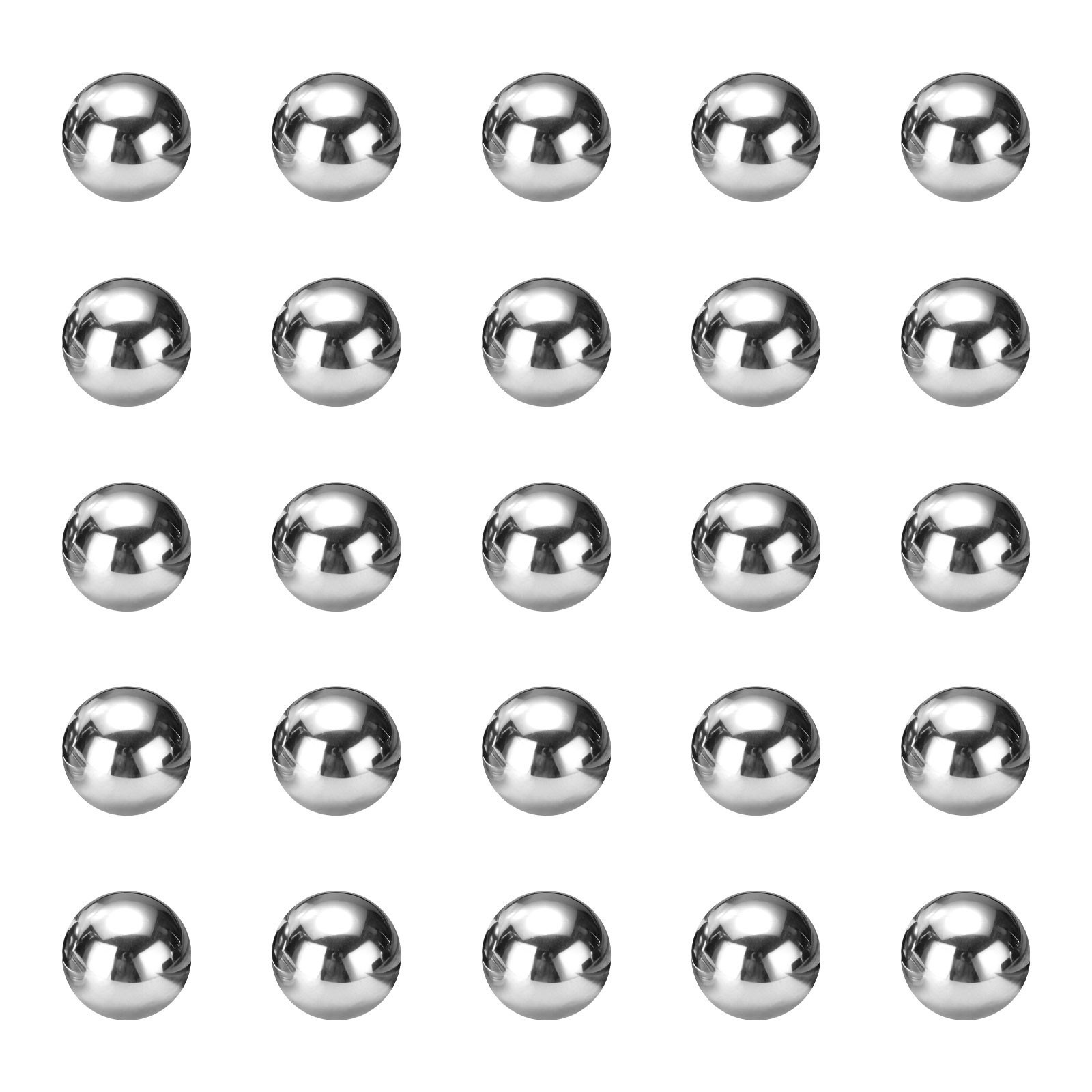 60pcs Precision Balls 9mm Diameter G25 Solid Chrome Steel Bearing Balls