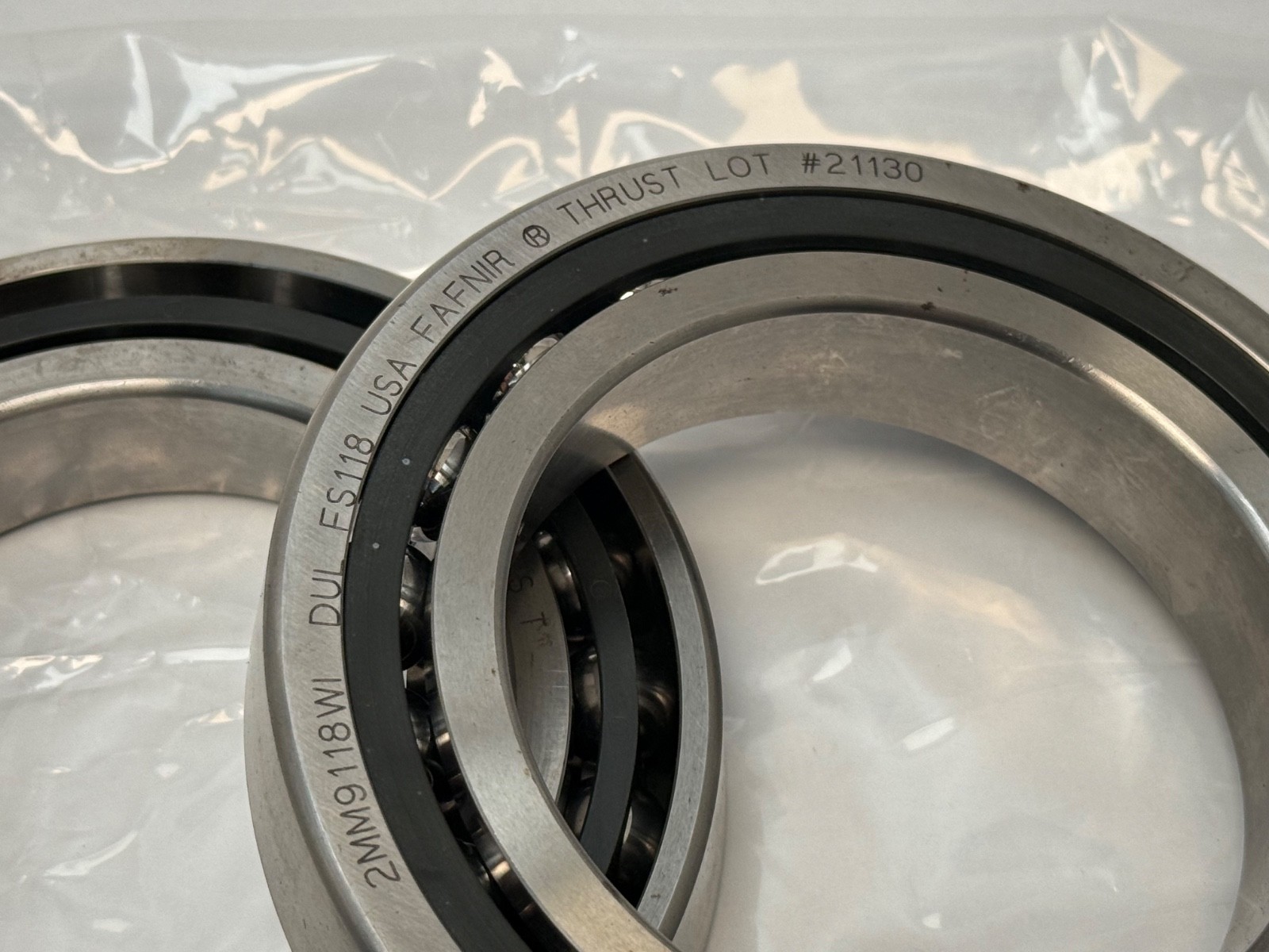 Fafnir 2MM9118WI-DUL Angular Bearing 90x140x24 mm 7018 2MM-9118-WI-DUL 2 Pcs