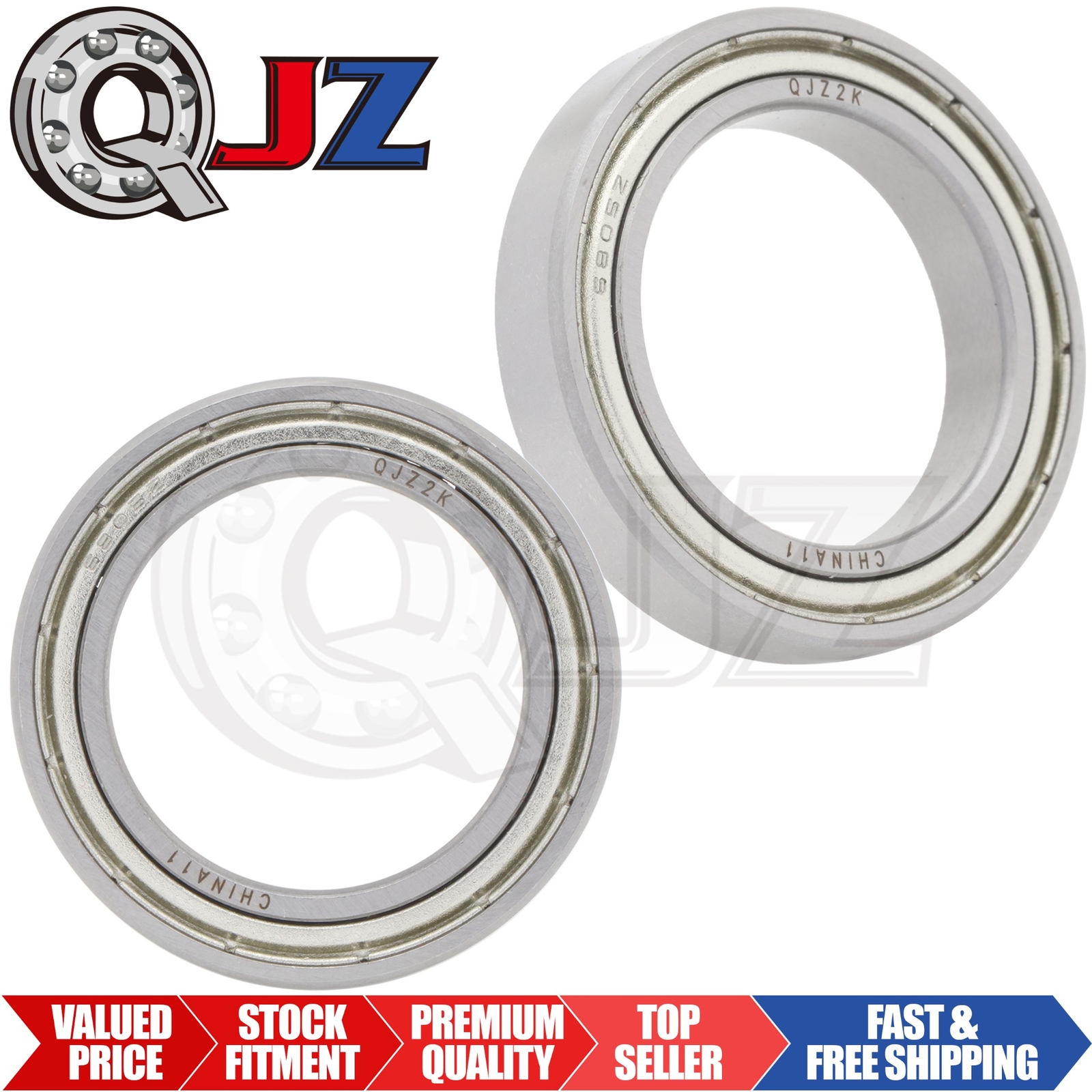[Qty.2] 6805-ZZ Deep Groove Radial Ball Bearing [25mm Bore x 37mm OD x 7mm W]