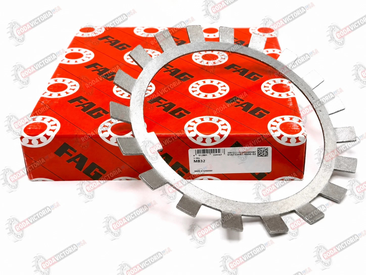 FAG MB32 Tab Lock Washer Bearing Washer for Bearings 160x217x2.5 mm