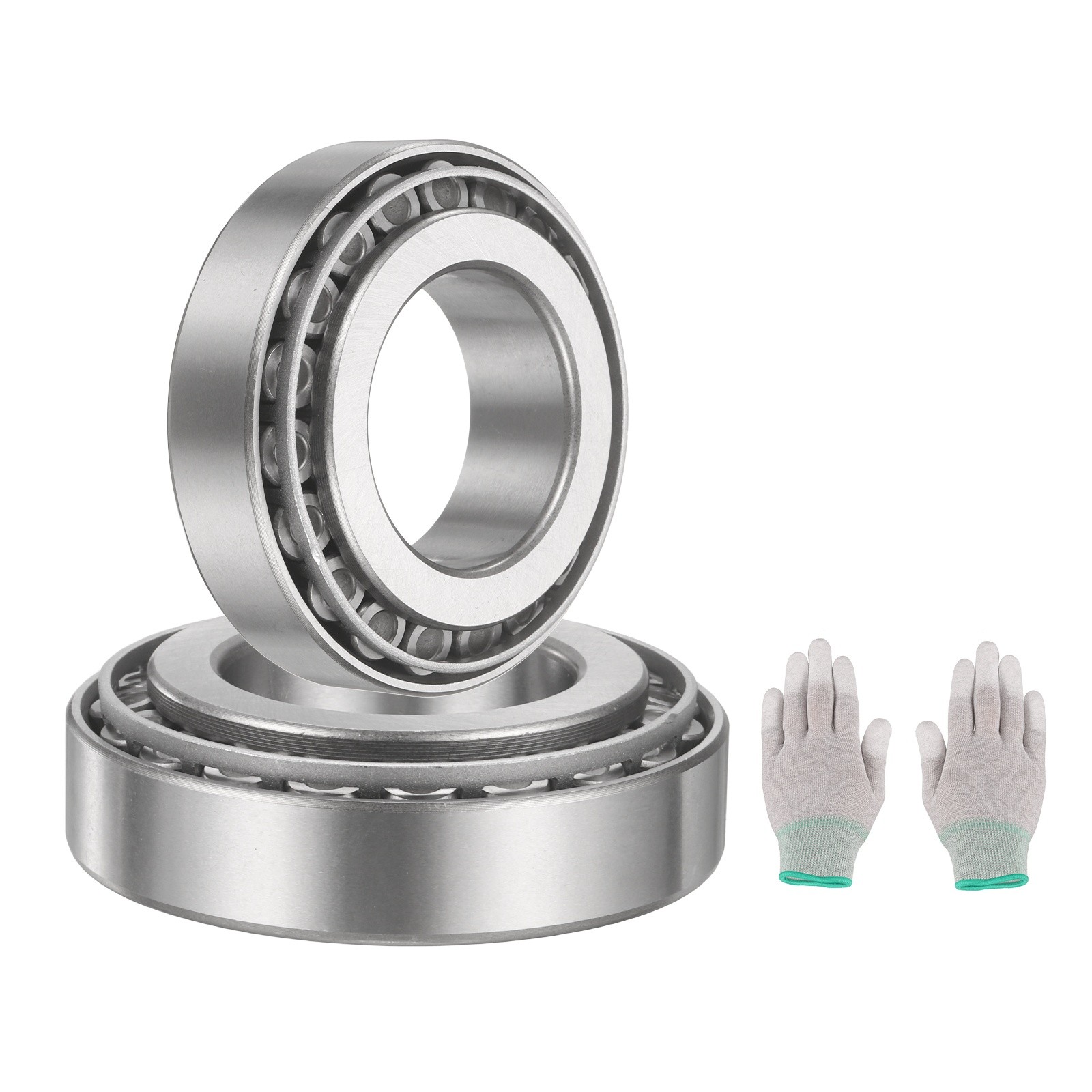 2Set 32209 Tapered Roller Bearing Cone and Cup with Gloves, 45mm Bore x 85mm OD
