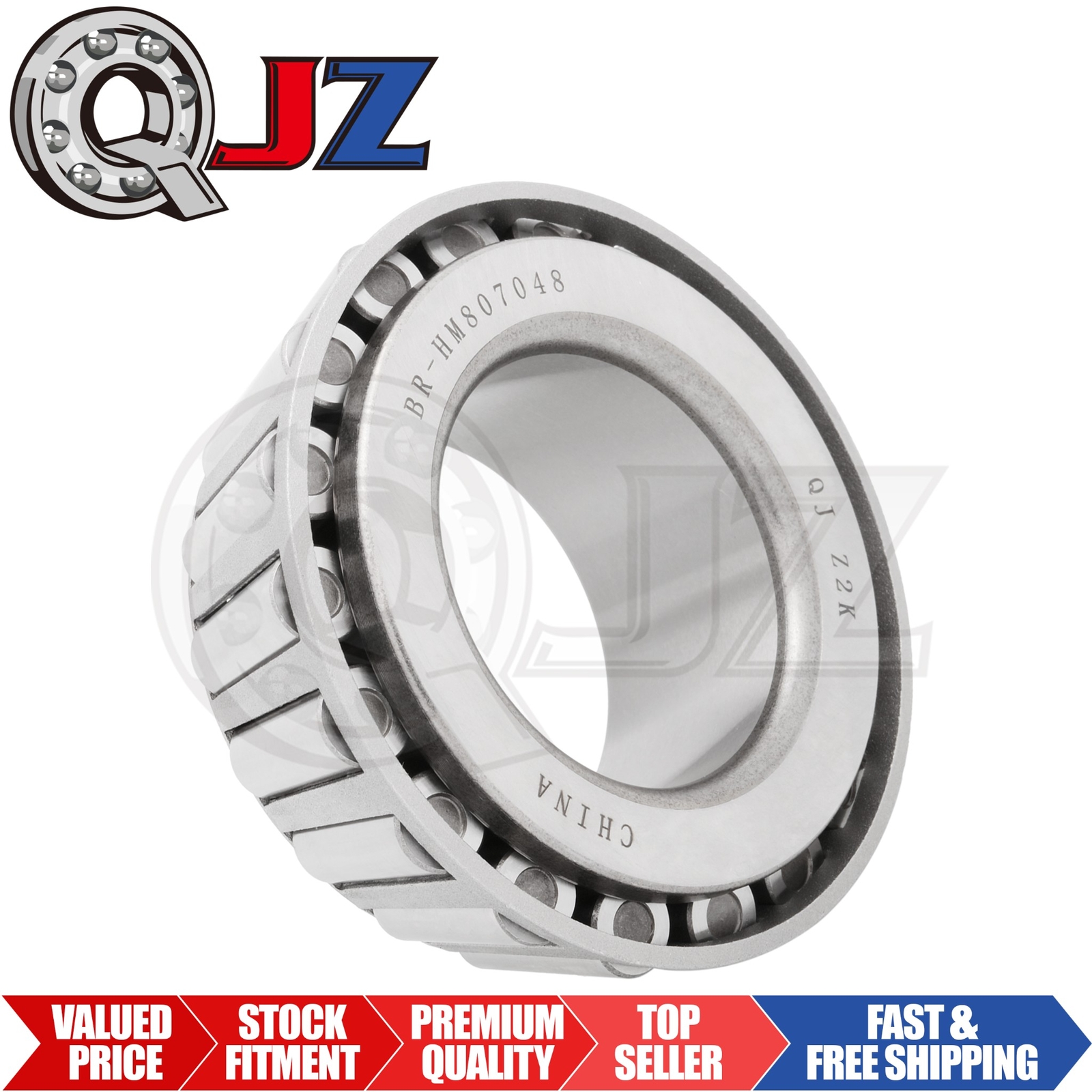 [Qty.1] New HM807048 Tapered Roller Bearing Single-Cone [2.1452″ ID x 1.4375″ W]
