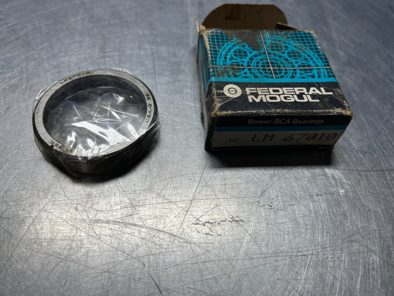 LM67010 Federal Mogul Tapered Roller Bearing Cup 2.328″ Dia x 0.4650″ W
