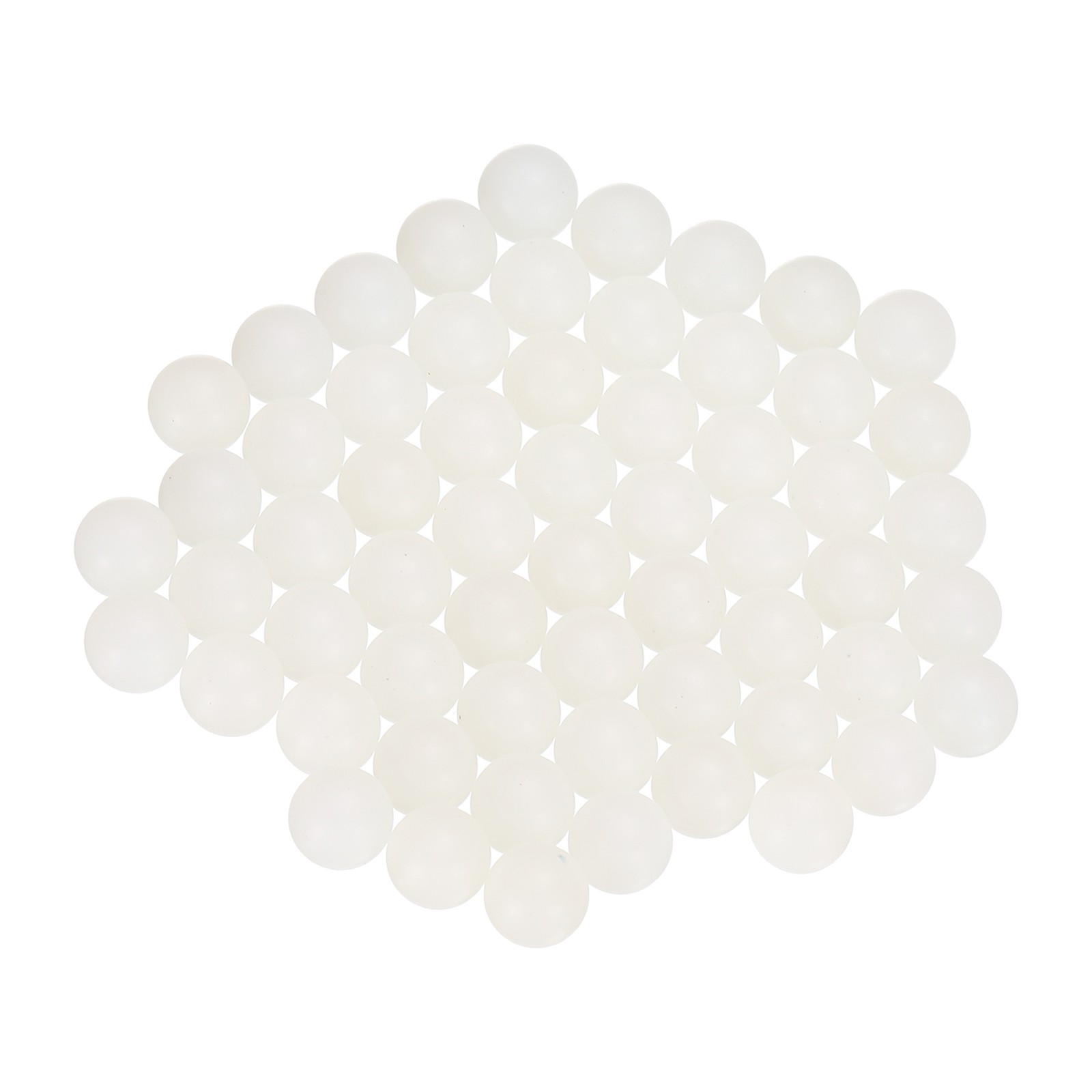 60pcs Nylon Bearing Balls 1/4″ Solid Plastic Balls G1 Precision White
