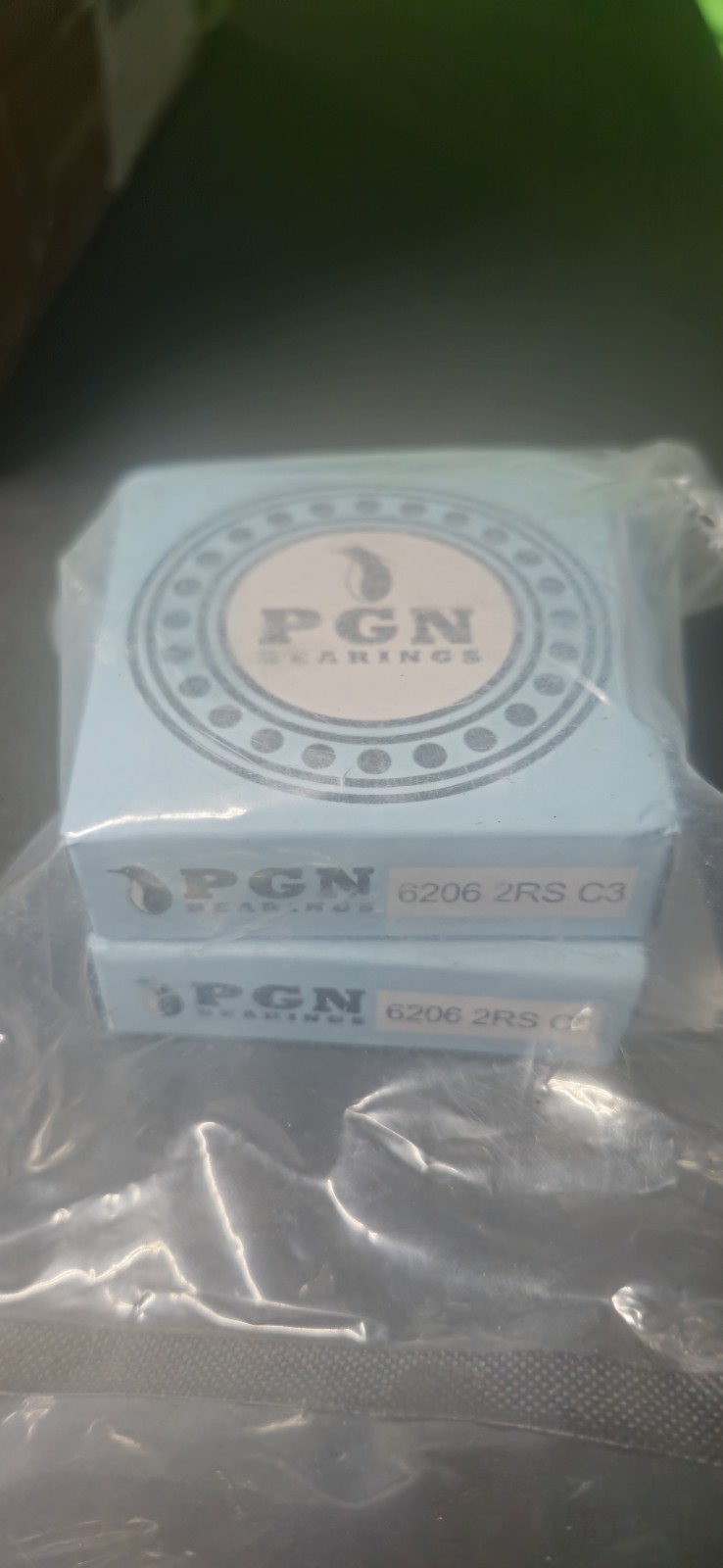 6206- 2RS PGN Bearing 2 Pack