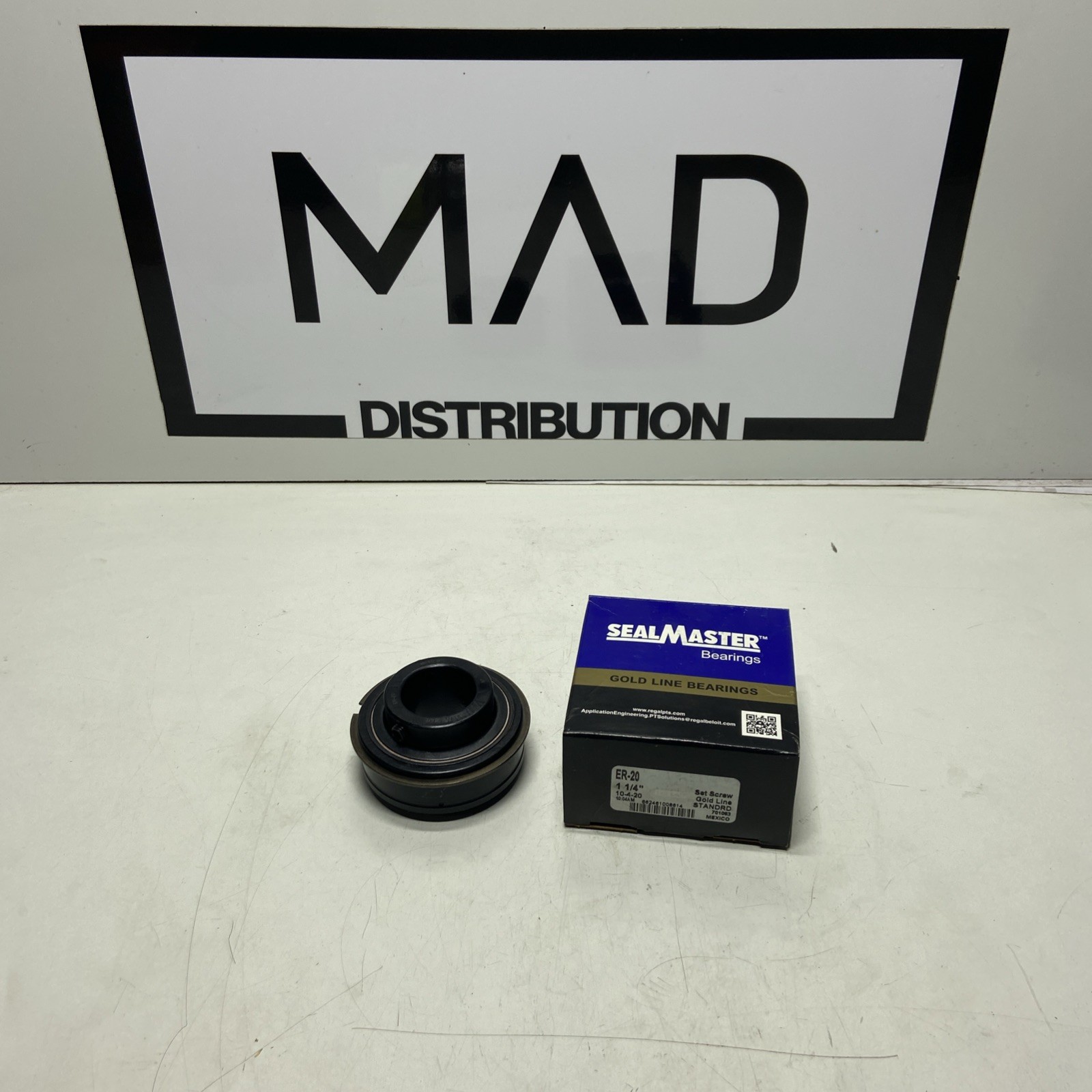 Sealmaster Gold Line Bearings ER-20 1-1/4″ Insert Ball Bearing, Single Row