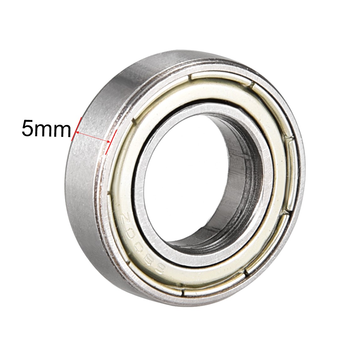 8pcs Deep Groove Ball Bearing 6800ZZ Double Shield 10x19x5mm Carbon Steel