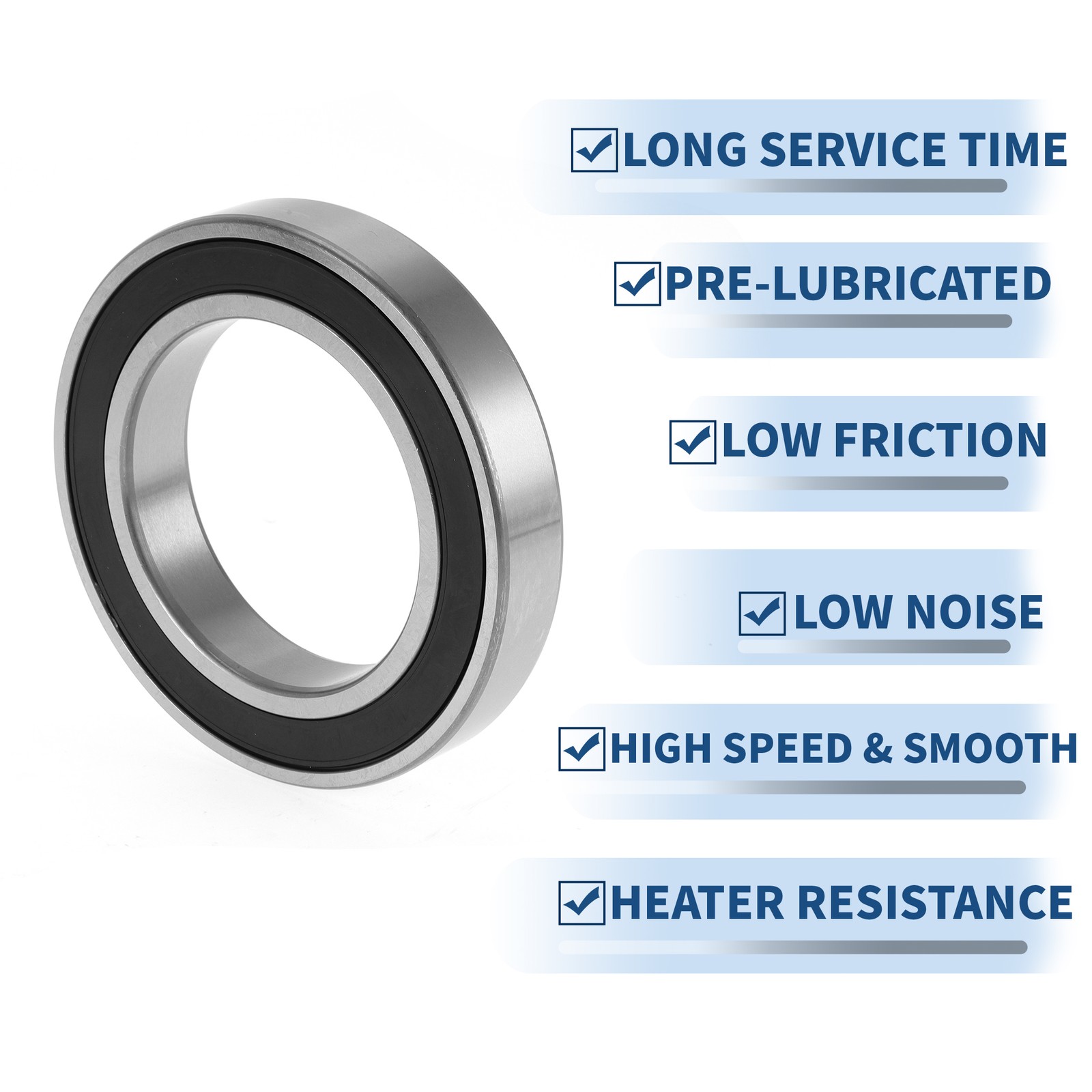 6016DDU Deep Groove Ball Bearings 80x125x22mm 1 Pc Scooter Skateboard Wheel