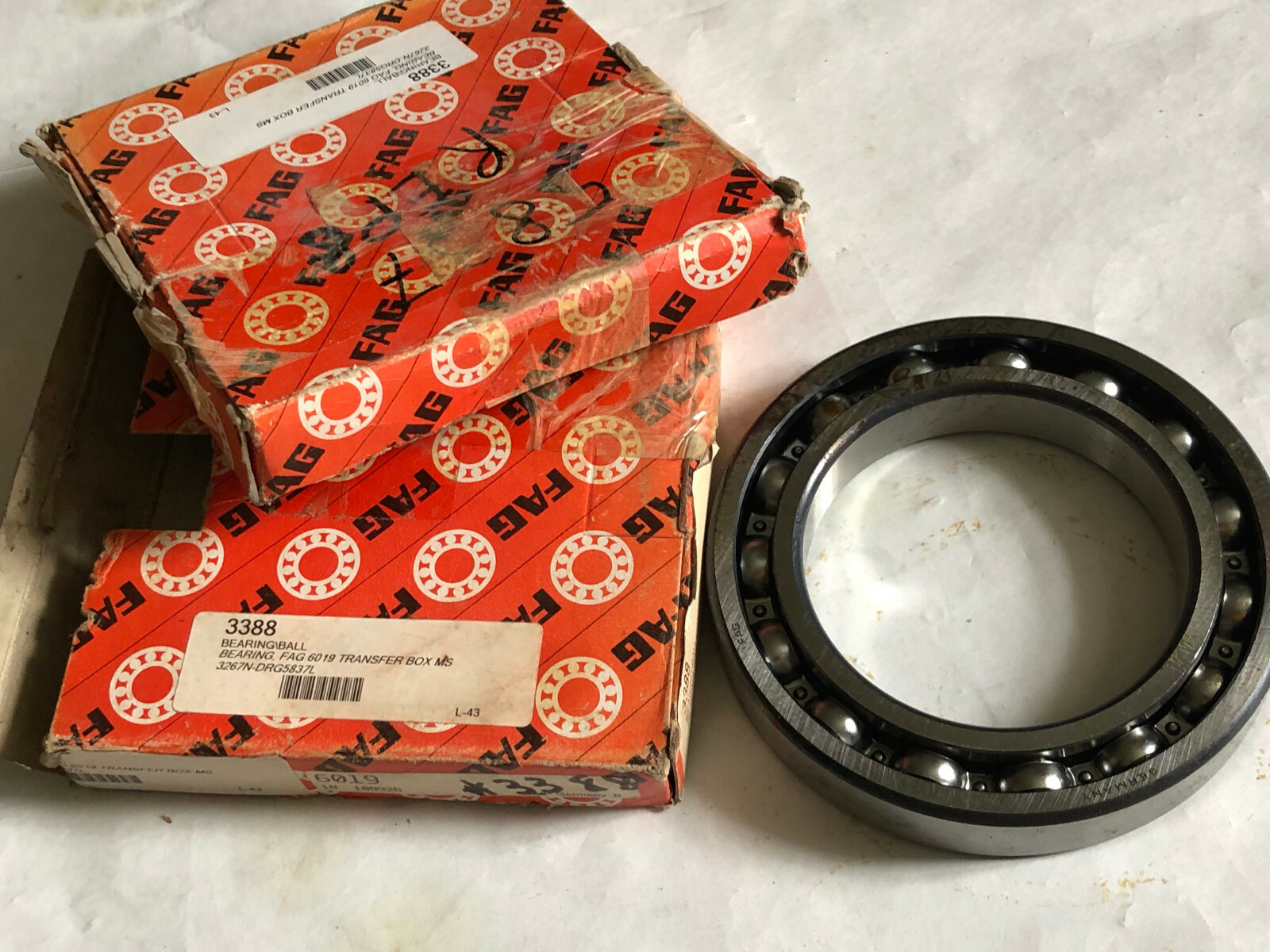 NEW FAG 6019 E.B ROLLER BEARING GERMANY 3388,Bi