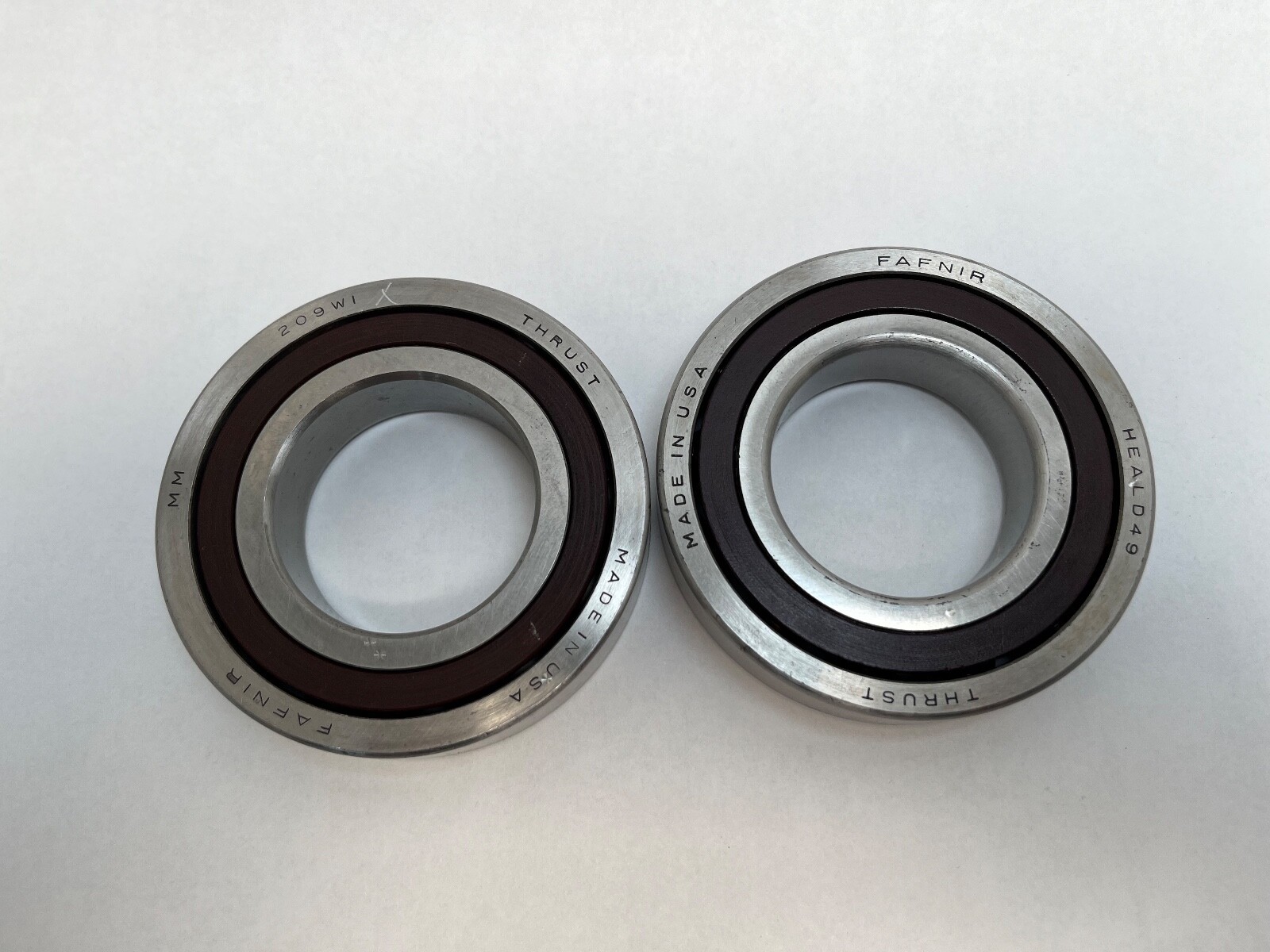 Fafnir MM209WI-DUX Bearing 45x85x19 mm 7209-B MM-209-WI-CR-DUX USA 2 Pcs