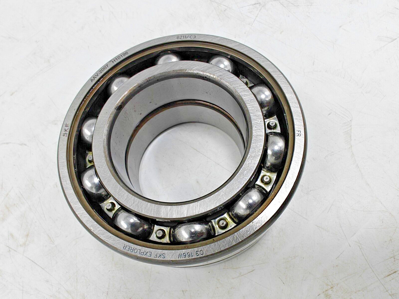 SKF 7211 BECBM & 6211 C3 Matched Pair Bearing 55x100x21mm