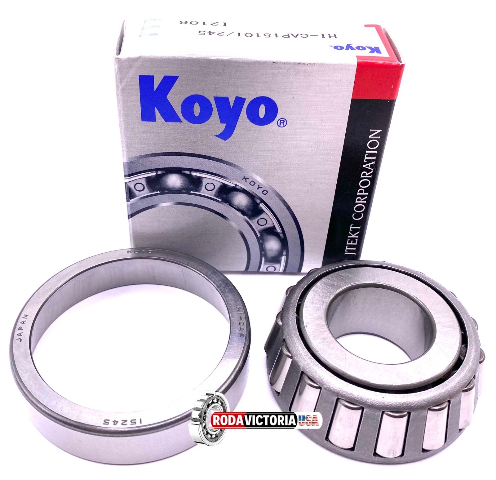 KOYO JAPAN 15101 / 15245 TAPERED ROLLER BEARING 25.400x62x19.05 mm