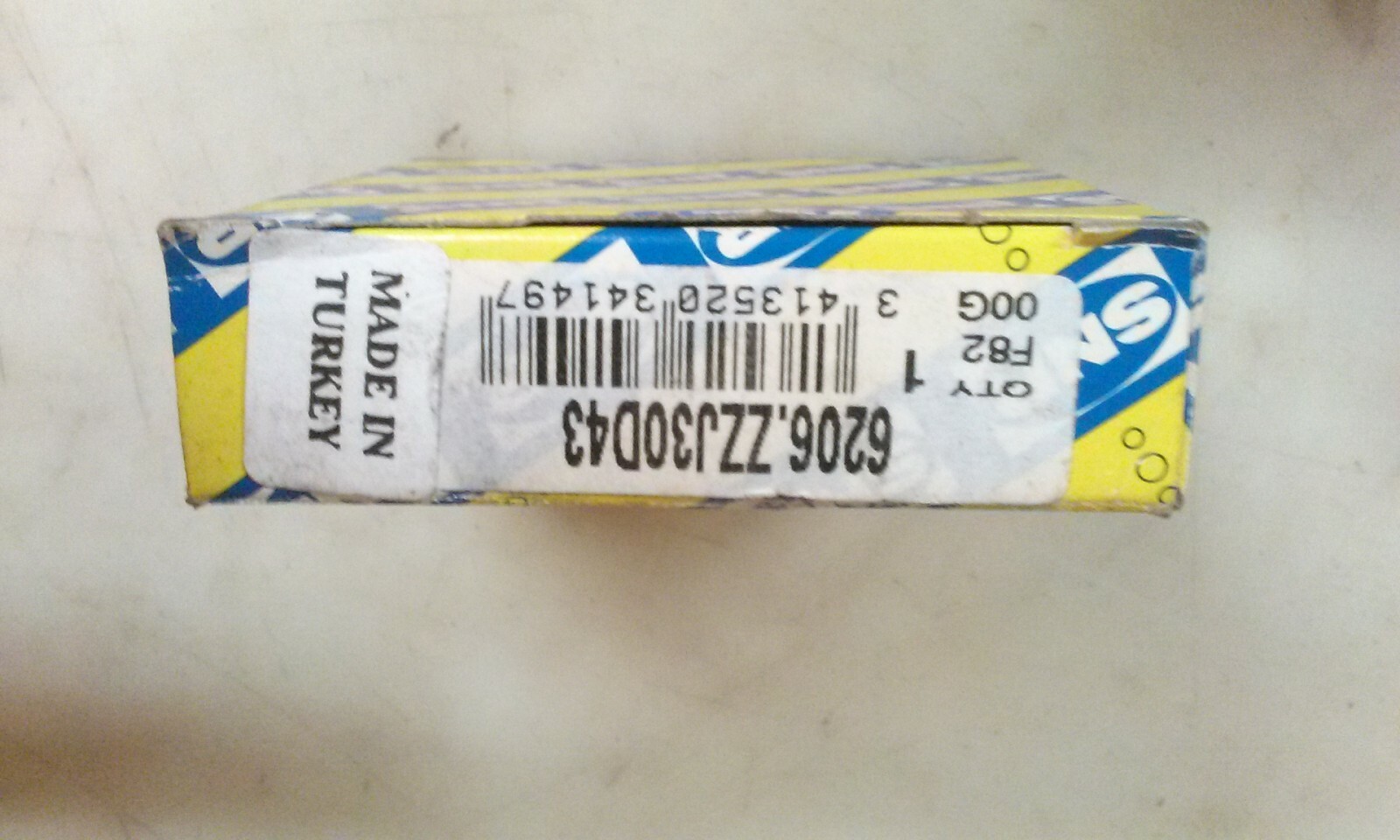 SNR 6206.ZZJ30D43 bearing. = 6206 2Z JEM C3