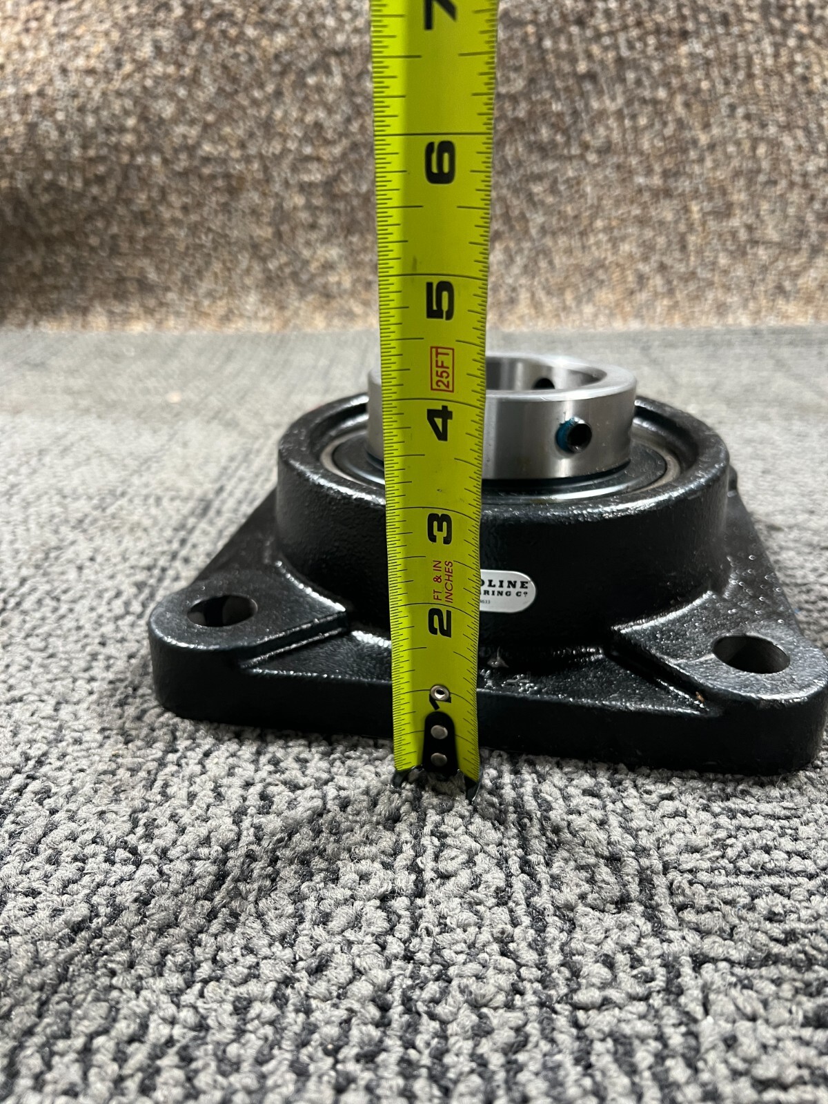 MOLINE BEARING – UCX14-43 2-11/16″ 4 Bolt Flange Mounted Bearing Black