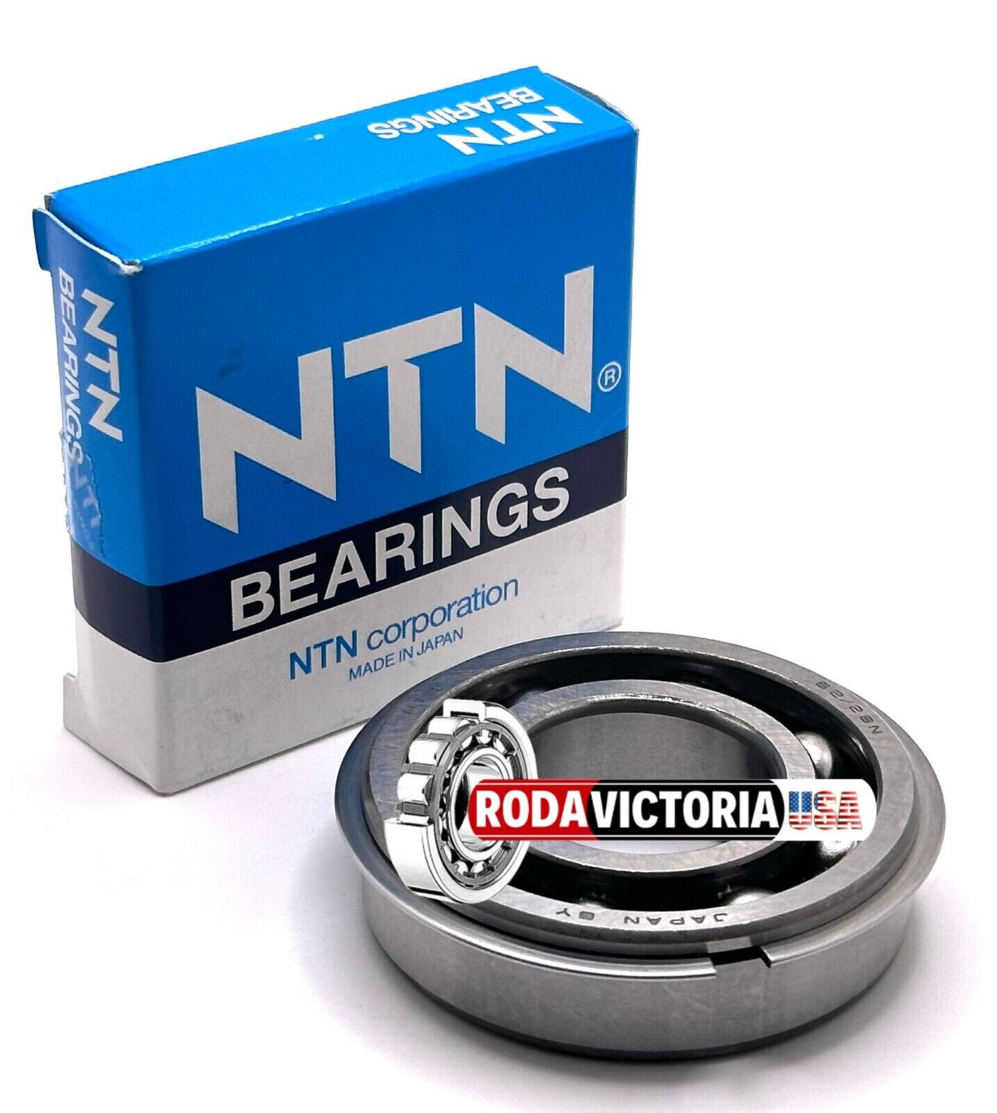 NTN JAPAN 62/28 NR C3 BALL BEARING, OPEN TYPE, NO SEALS + SNAP RING 28x58x16mm